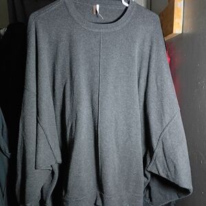 Free People Charcoal Gray Sweater